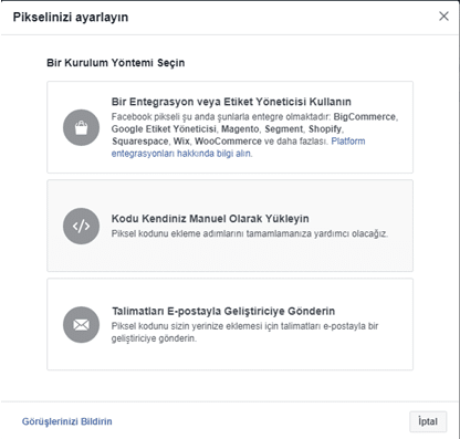 facebook pixel nasıl kurulur