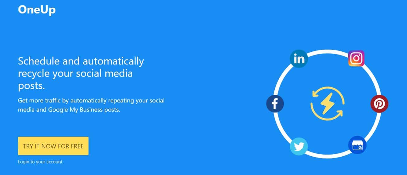 Oneupapp Sosyal medya araçları