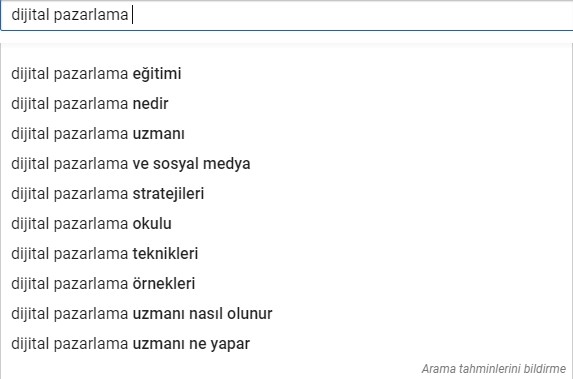 Uzun kuyruklu anahtar kelimeler için YouTube kullanımı