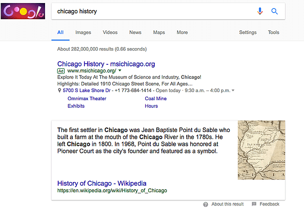 answer box uygun keyword tespiti