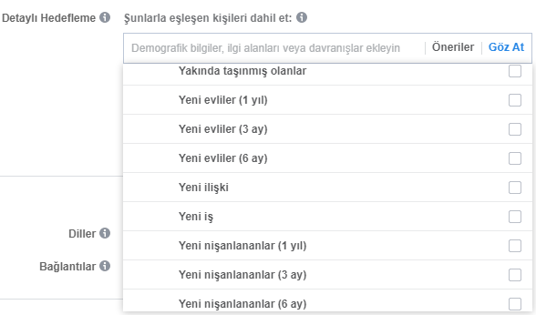 facebook önemli gelişmeler hedeflemesi