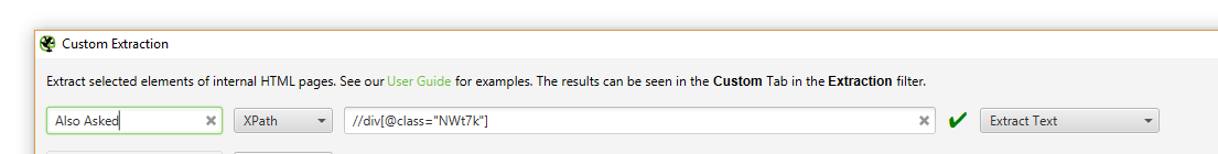 screaming frog custom extraction