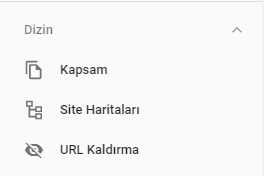 search console site haritaları