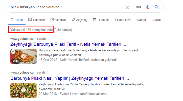 yotube düşük rekabetli anahtar kelime bulma