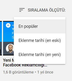 youtube kanalı popüler videolar