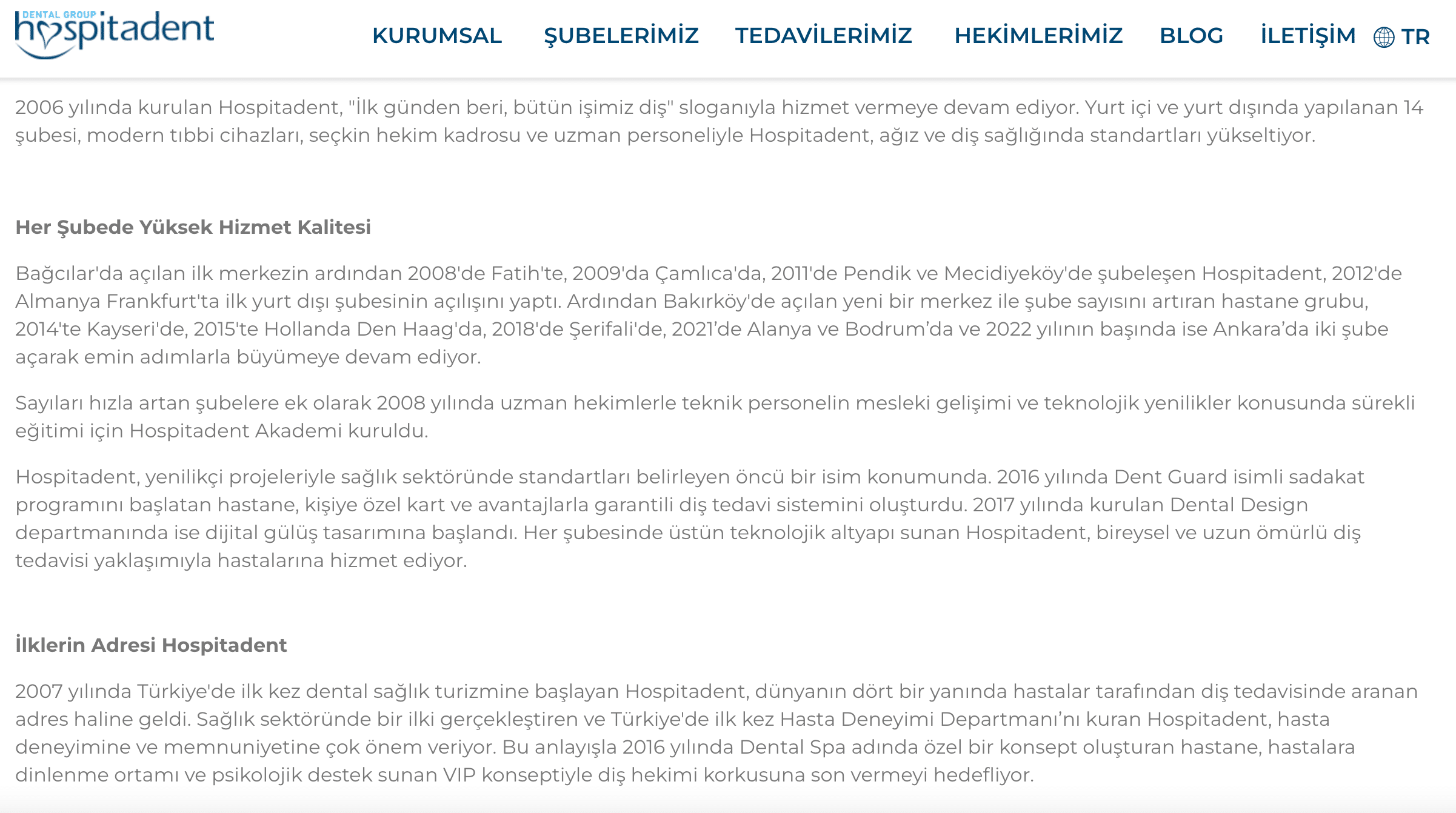 örnek hakkımızda sayfası