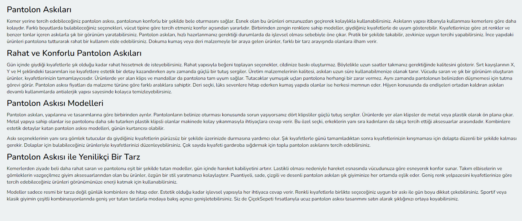 kategori açıklaması örneği 2