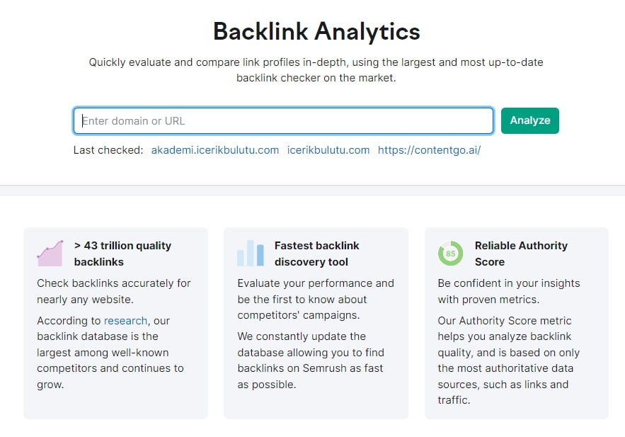 semrush backlink