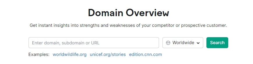 semrush domain analizi